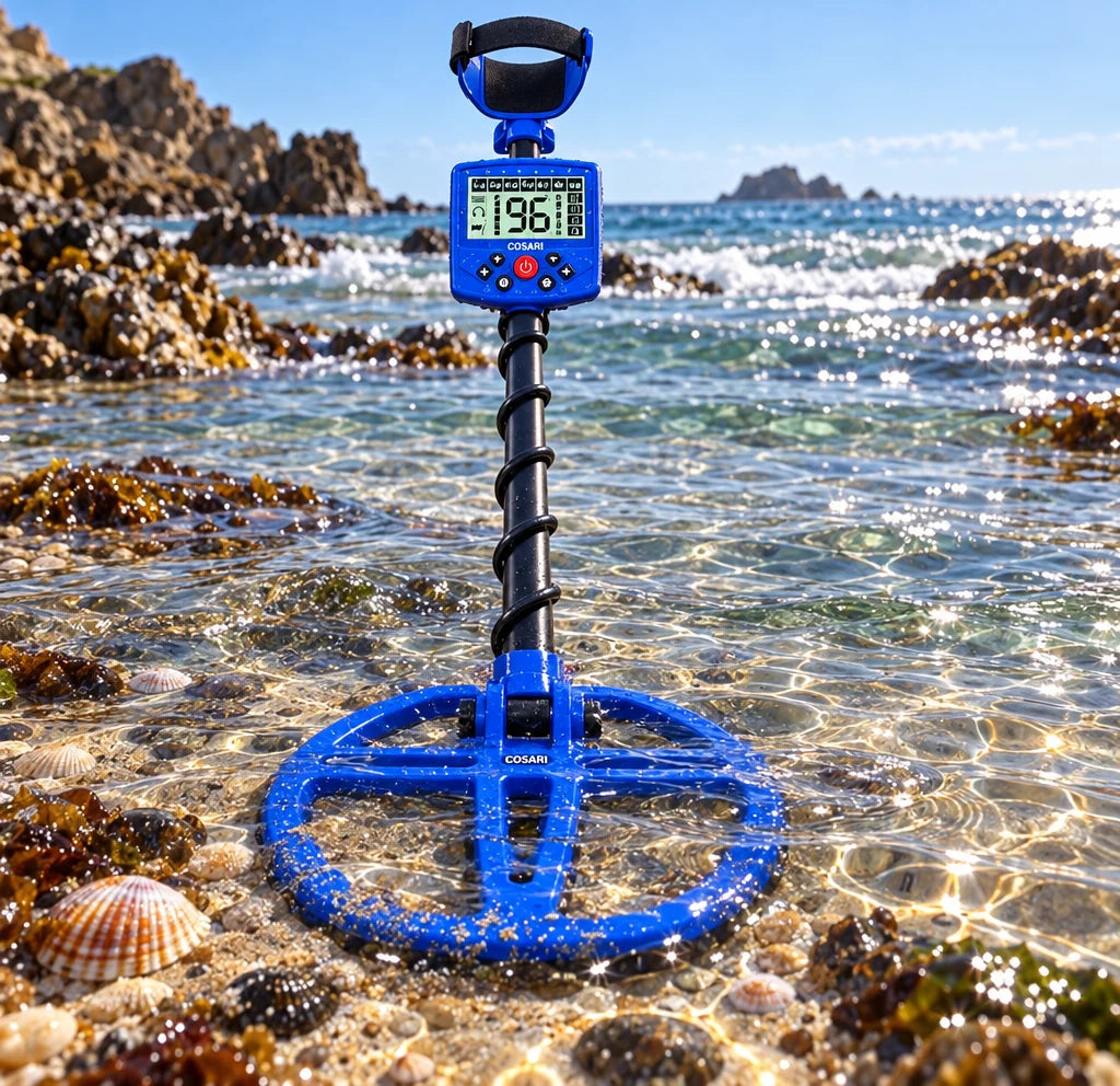 Cosari TerraPulse Pro Metal Detector: 10" IP68 Waterproof Coil, DSP Chip, 5 Modes & Full Digger Kit - 3