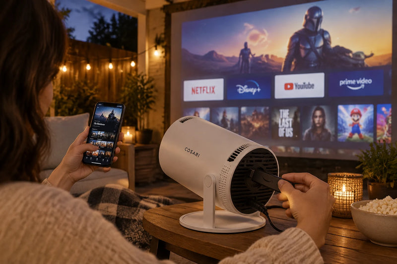 Stream, Mirror, or Plug In HDMI