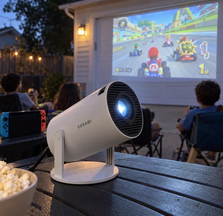 120-inch Mario Kart in the backyard was legendary