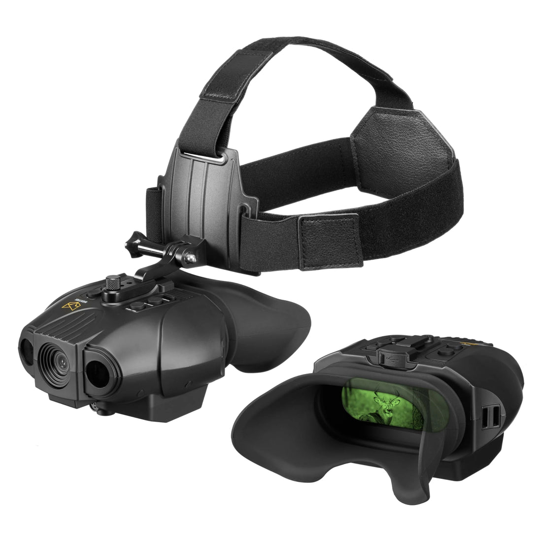 Cosari NightHawk 4K Pro Night Vision Goggles: 1,300-Ft IR Range, 3.2" HD Screen, 4K Video & 64GB Card