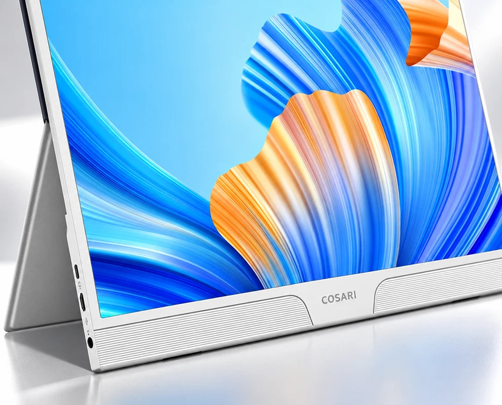 Cosari SlateView 16 Pro Portable Monitor: 15.6" 400-Nit Matte IPS, Dual USB-C, Mini-HDMI & Smart Folio - 3