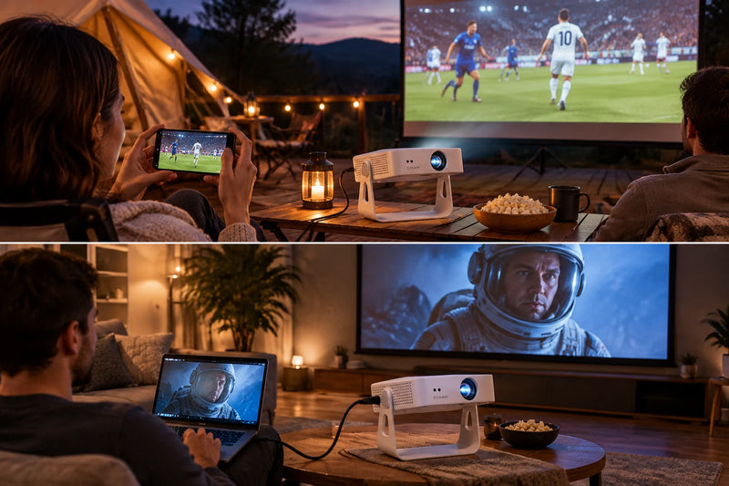 Stream Over WiFi 6 or HDMI