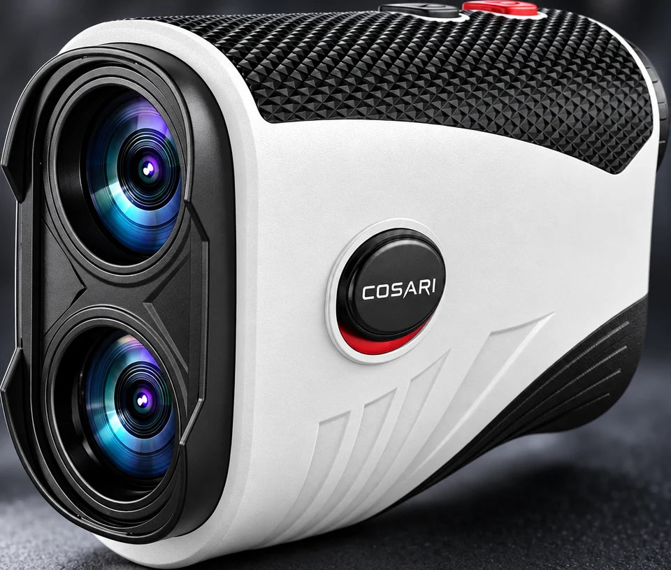 Cosari PinLock 1200 Pro Laser Rangefinder: 1,200 Yds, 0.1s Flag-Lock Vibration, Slope Switch & Cart Magnet - 3