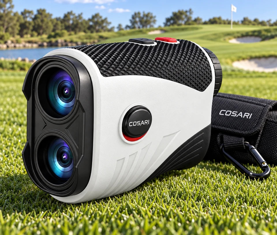 Cosari PinLock 1200 Pro Laser Rangefinder: 1,200 Yds, 0.1s Flag-Lock Vibration, Slope Switch & Cart Magnet - 5