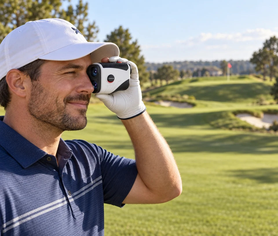 Cosari PinLock 1200 Pro Laser Rangefinder: 1,200 Yds, 0.1s Flag-Lock Vibration, Slope Switch & Cart Magnet - 7