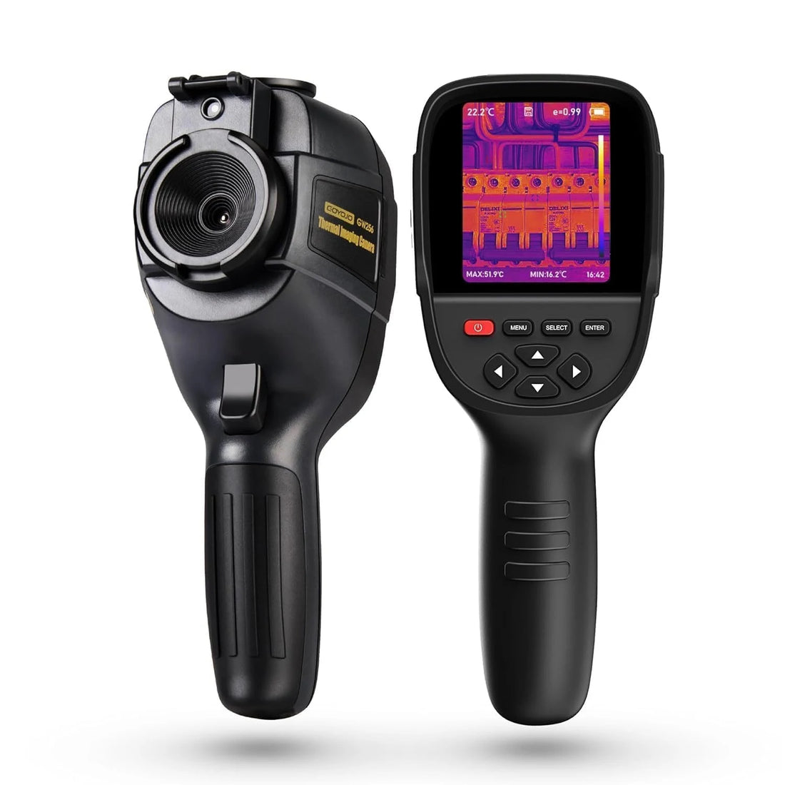 Cosari ThermoVision Pro 384 Thermal Imaging Camera: 3.5" Touchscreen, <30mK VOx, WiFi, Laser & Macro Lens - 3