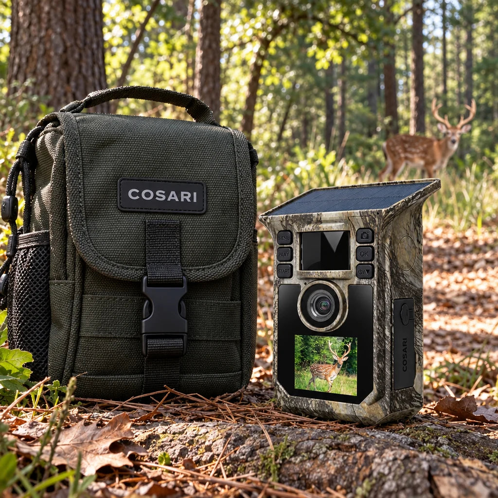 Cosari TrailCam Solar 4K Trail Camera: 48MP, 0.1s Trigger, Solar 5,200mAh Battery, WiFi App & Free 64GB Card - 6
