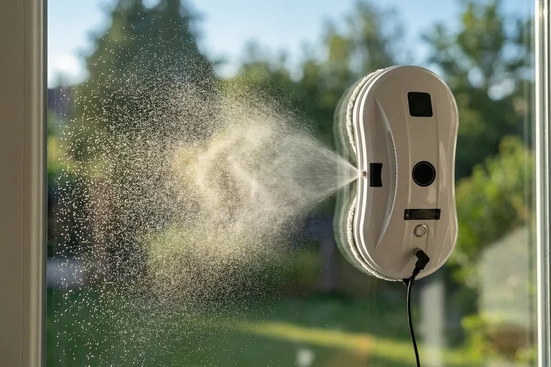 Cosari RoboClean Window Cleaning Robot: AI Navigation, 3,200 Pa Suction, Dual Auto-Spray - 3