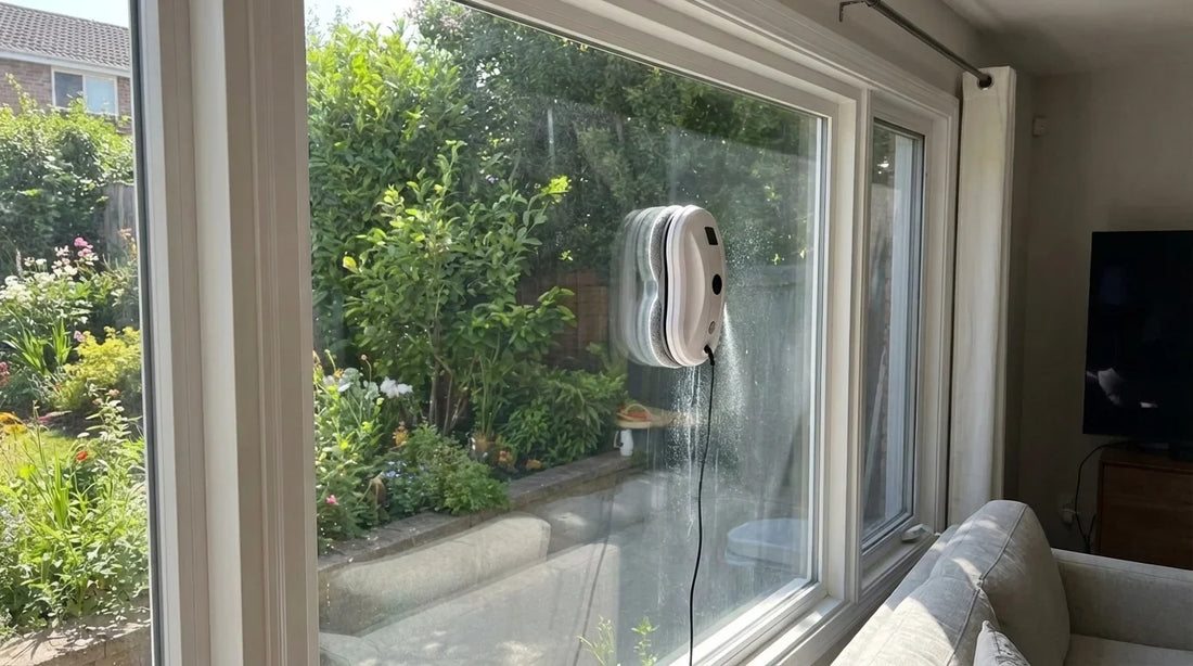 Cosari RoboClean Window Cleaning Robot: AI Navigation, 3,200 Pa Suction, Dual Auto-Spray - 6