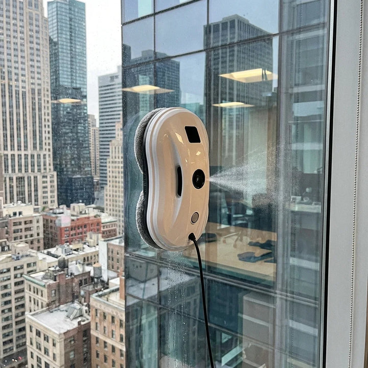 Reaches the 14-foot transom windows we couldn't touch