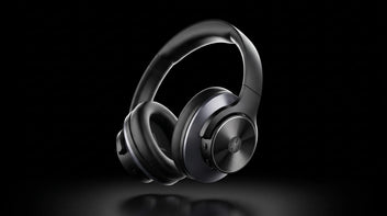 OneOdio A Series in black, lit from above